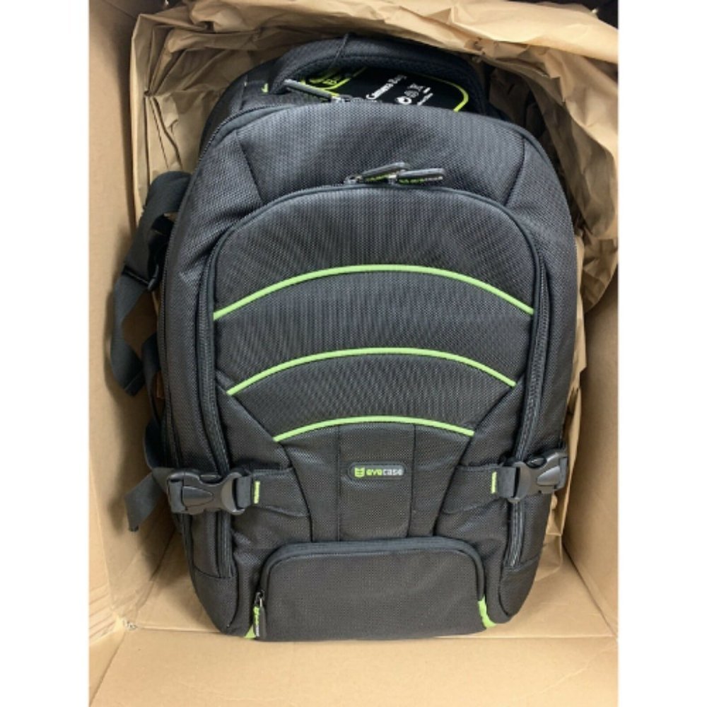 Evecase Large DSLR Camera Laptop Backpack Z136